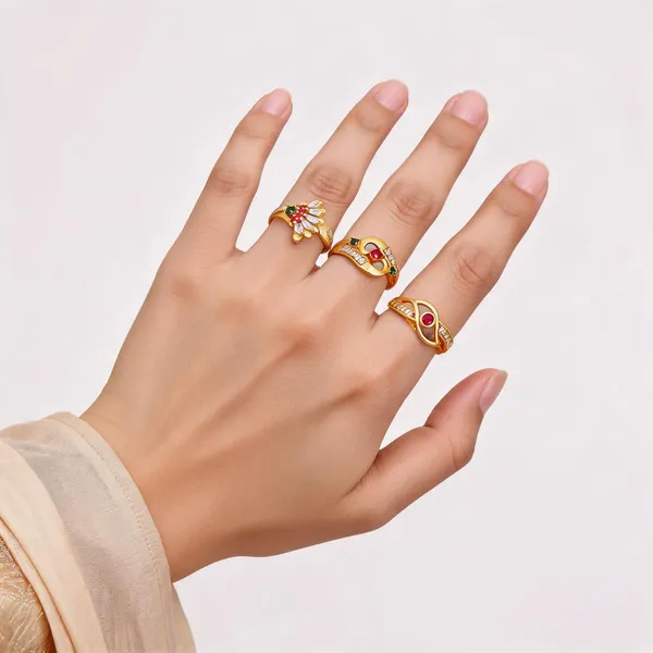 Gold_Brass_Alloy_Stone_Studded_Ring_Set_For_Women