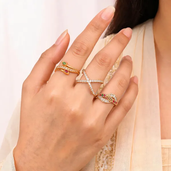 Gold_Tone_Stone_Studded_Decorative_Ring_Set_For_Women