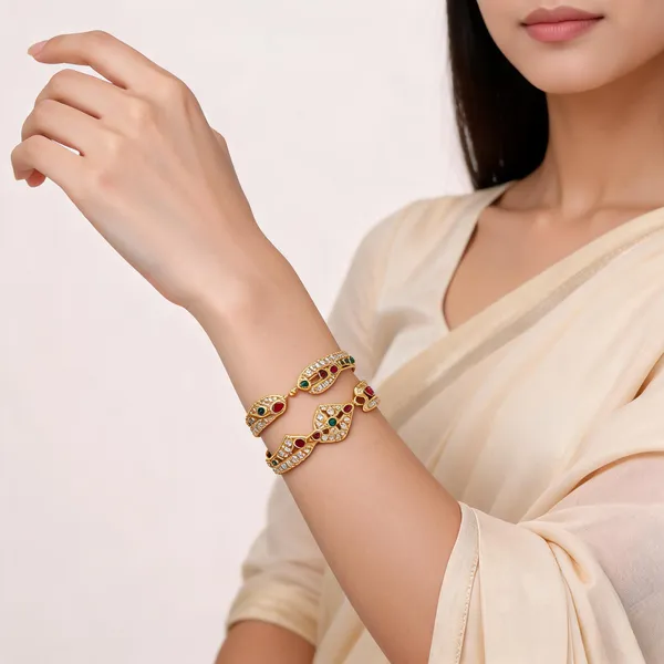 Gold_Brass_Alloy_Kundan_Stone_Bangle_Set_For_Women