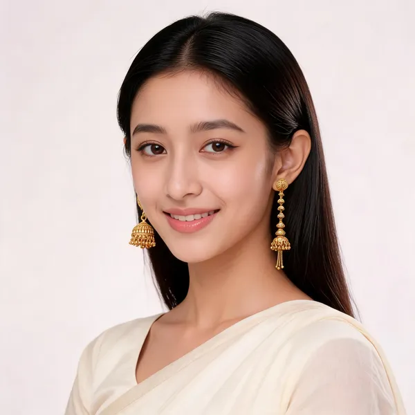 Gold_Brass_Traditional_Jhumka_Earrings_For_Women
