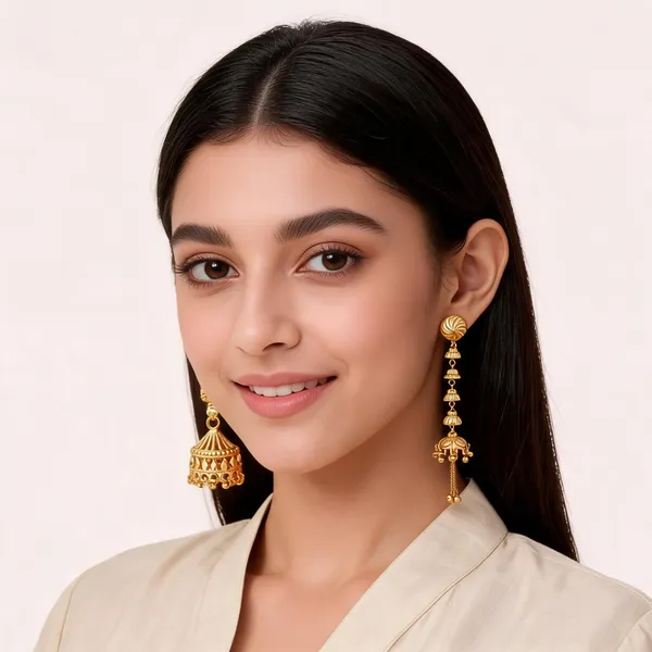 Gold_Brass_Traditional_Jhumka_Dangler_Earrings_Set_For_Women