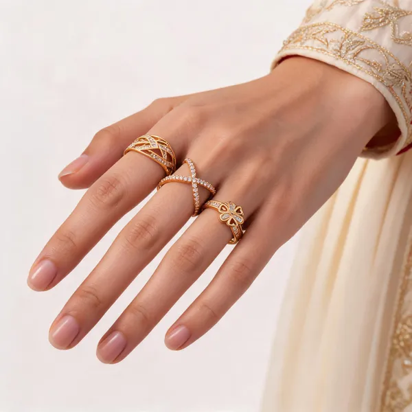 Gold_Brass_Crystal_Statement_Ring_Set_For_Women
