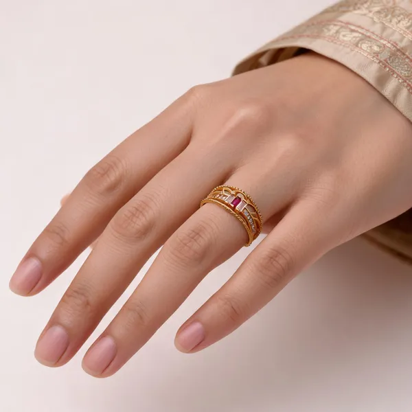 Gold_Brass_Red_Stone_Openwork_Statement_Ring_For_Women