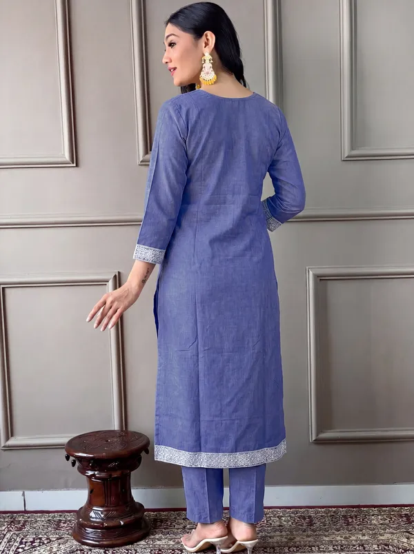 Blue_Cotton_Straight_Embroidered_Kurta_Set_For_Women