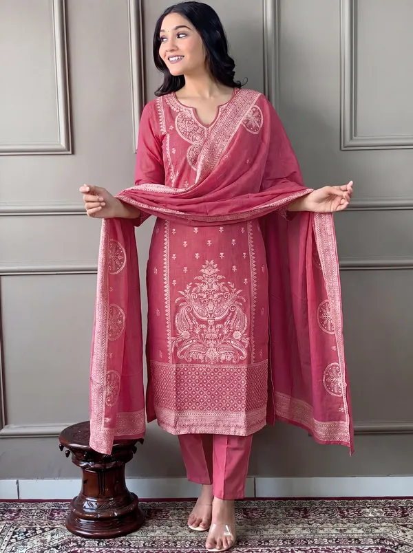 Pink_Cotton_Straight_Embroidered_Kurta_Set_For_Women