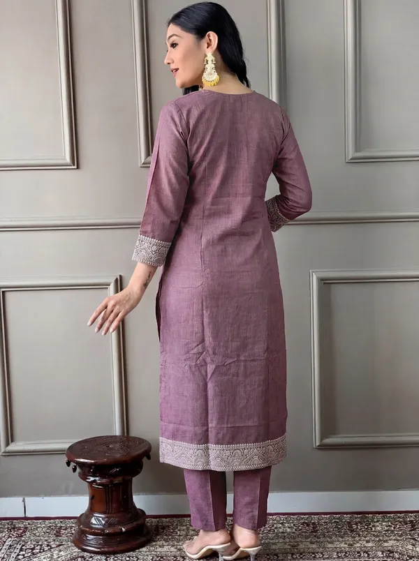 Purple_Cotton_Straight_Embroidered_Kurta_Set_For_Women