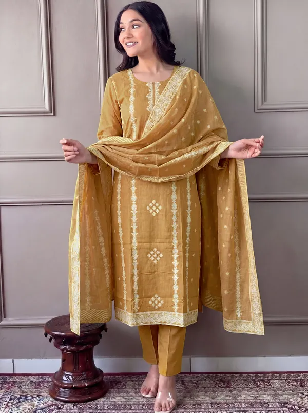 Women_embroidered_straight_kurta_set
