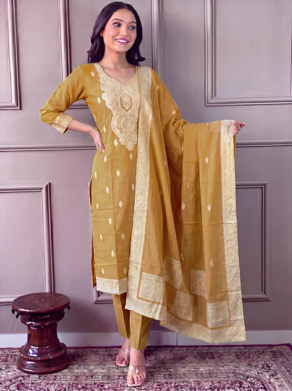 Women_embroidered_straight_kurta_set