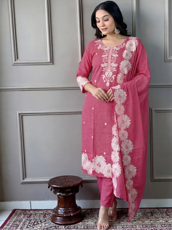 Pink_Cotton_Straight_Embroidered_Kurta_Set_For_Women