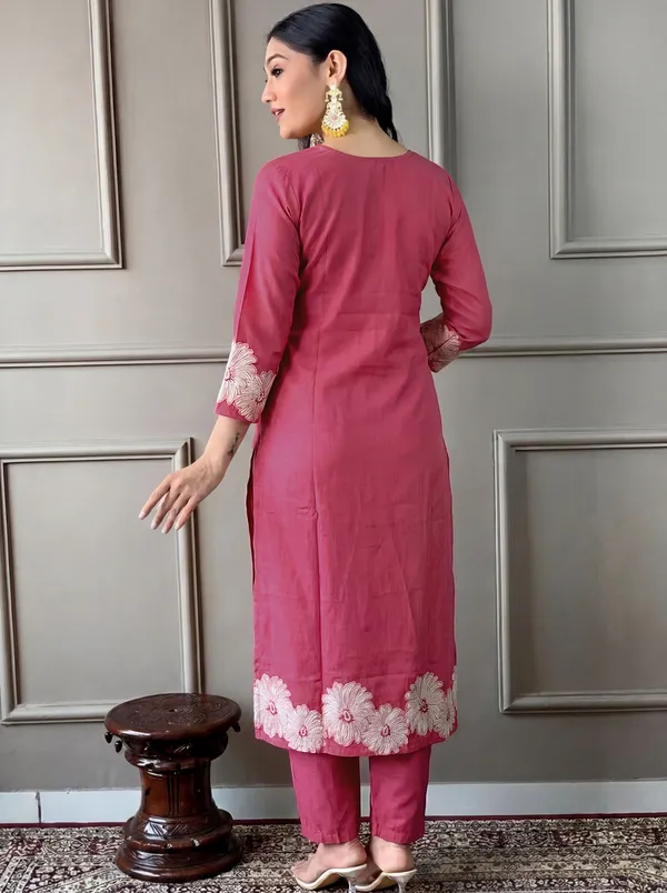 Pink_Cotton_Straight_Embroidered_Kurta_Set_For_Women