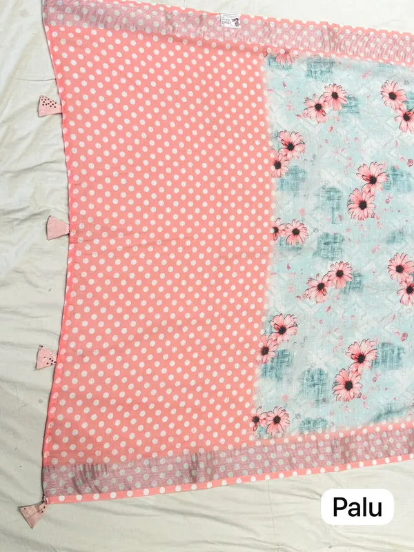 Pink_Mix_Chiffon_Printed_Saree_With_Blouse_For_Women