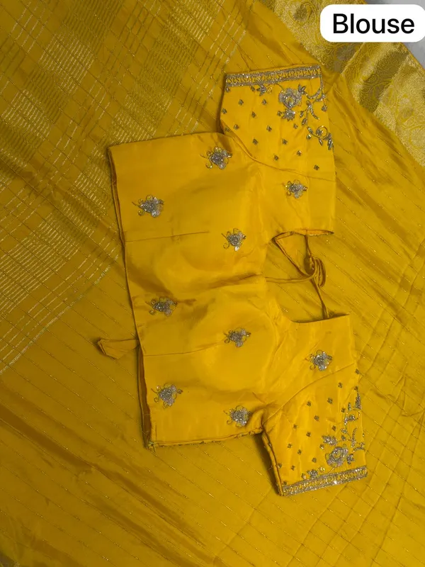 Yellow_Mix_Chiffon_Woven_Saree_With_Blouse_For_Women