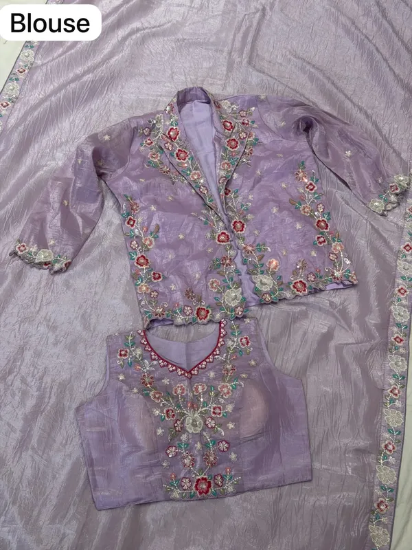 Lavender_Mix_Chiffon_Embroidered_Saree_With_Blouse_For_Women
