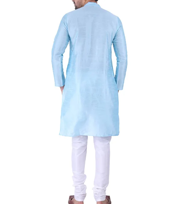 Light_Blue_Straight_Fit_Kurta_For_Men
