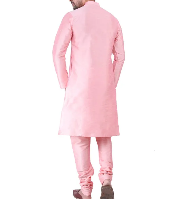 Pink_Straight_Kurta_Pajama_Set_For_Men