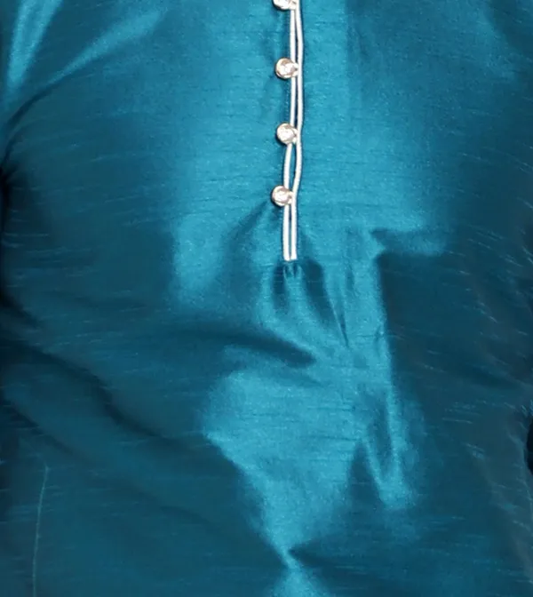 Teal_Traditional_Kurta_Pajama_Set_for_Men