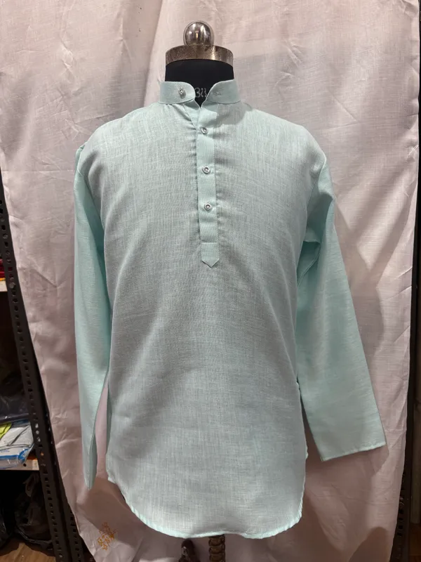 Mint_Green_Textured_Casual_Shirt_for_Men