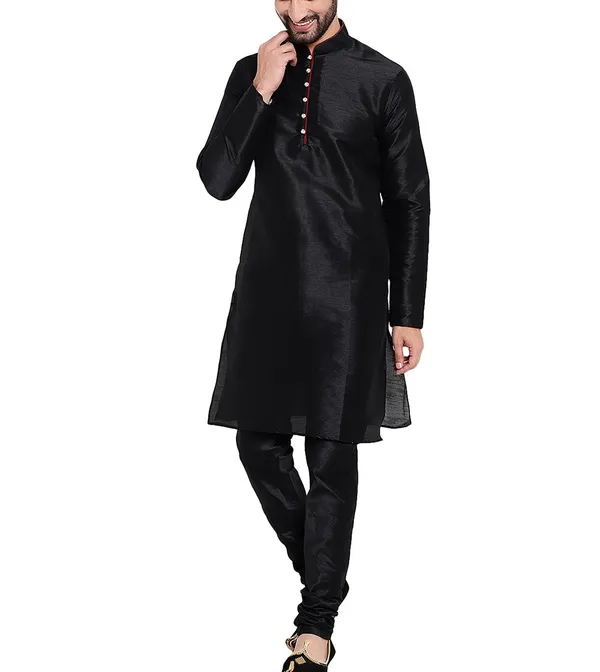 Black_Regular_Fit_Kurta_Pajama_Set_for_Men