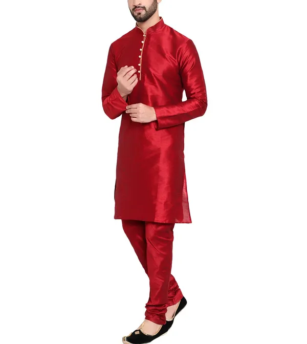 Red_Traditional_Kurta_Pajama_Set_for_Men