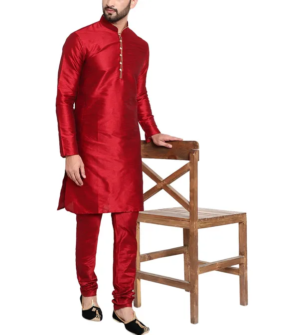 Red_Traditional_Kurta_Pajama_Set_for_Men