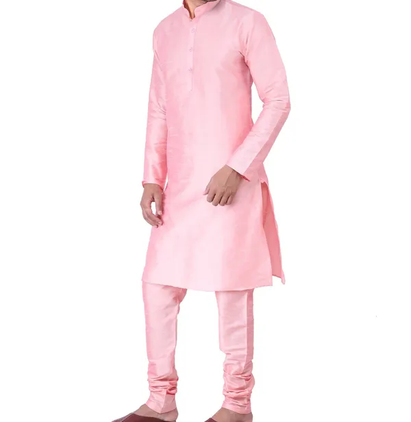 Pink_Straight_Kurta_Pajama_Set_For_Men