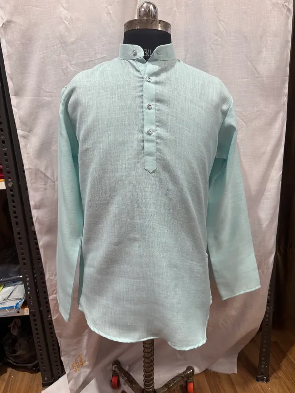 Mint_Green_Textured_Casual_Shirt_for_Men