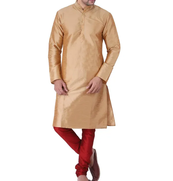 Beige_Traditional_Straight_Kurta_for_Men