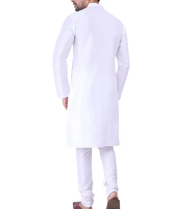 White_Straight_Fit_Kurta_Pajama_for_Men