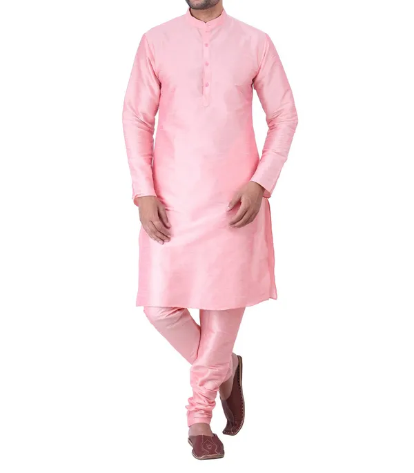 Pink_Straight_Kurta_Pajama_Set_For_Men