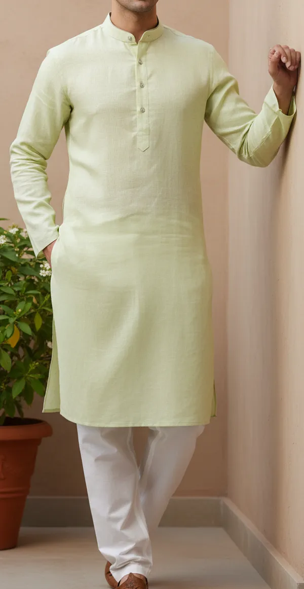 Pale_Green_Straight_Fit_Kurta_for_Men