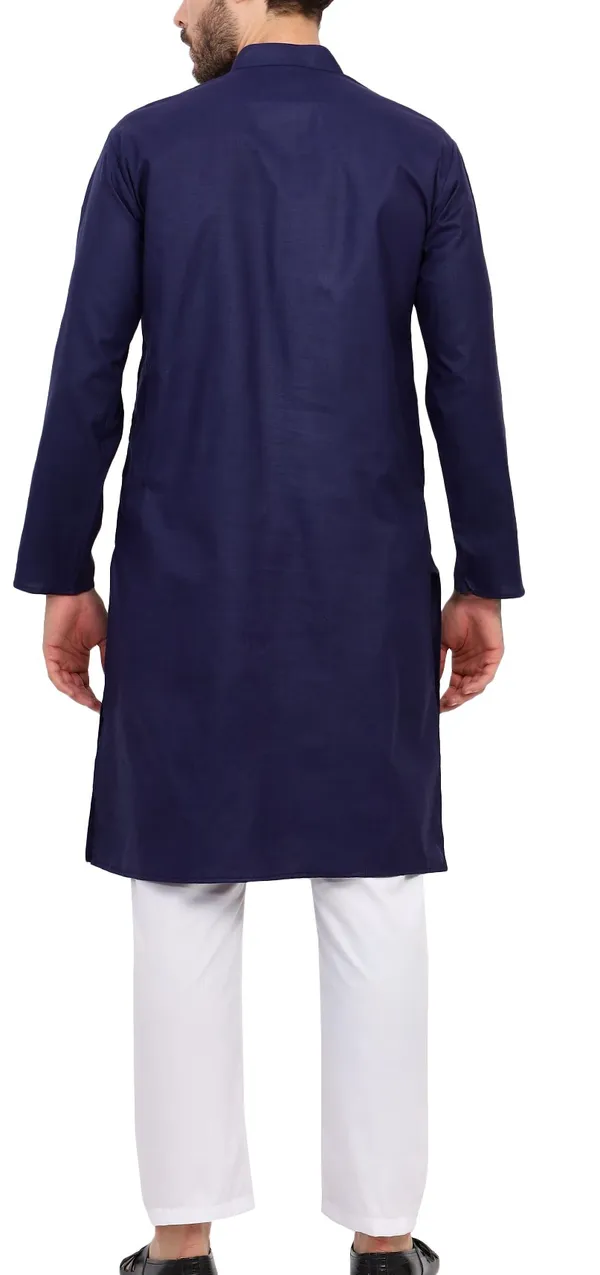 Navy_Blue_Solid_Straight_Kurta_for_Men