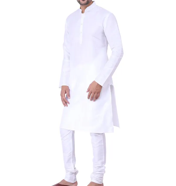 White_Straight_Fit_Kurta_Pajama_for_Men
