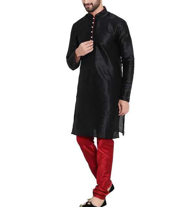 Black_Straight_Kurta_Set_for_Men