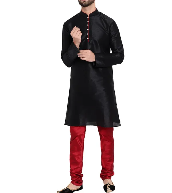 Black_Straight_Kurta_Set_for_Men
