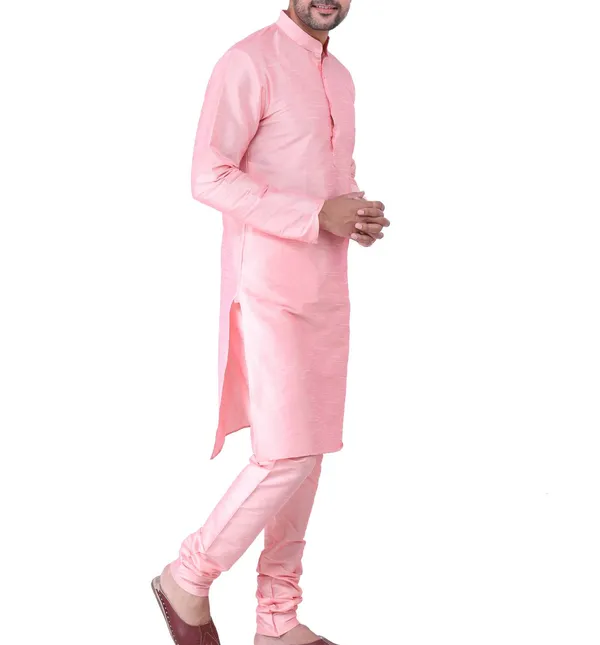 Pink_Straight_Kurta_Pajama_Set_For_Men