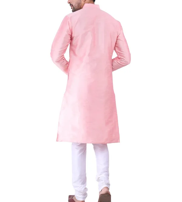 Pink_Straight_Kurta_Pajama_Set_For_Men