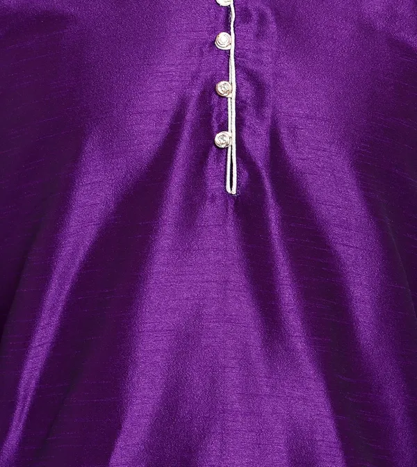 Purple_Silk_Straight_Kurta_for_Men