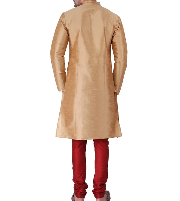 Beige_Traditional_Straight_Kurta_for_Men