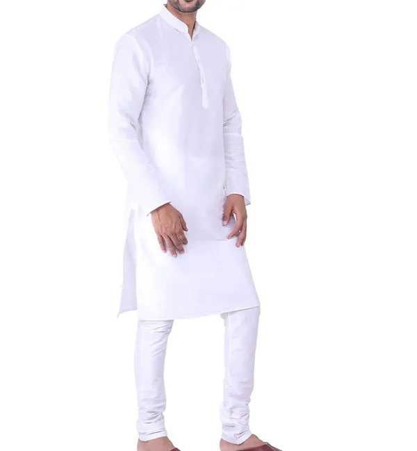 White_Straight_Fit_Kurta_Pajama_for_Men