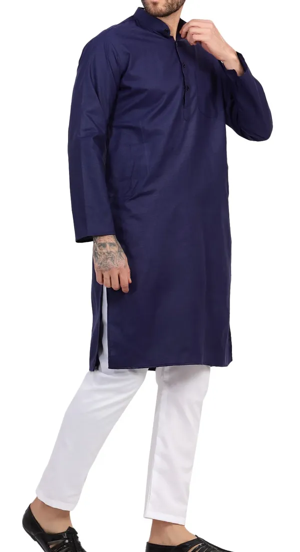 Navy_Blue_Solid_Straight_Kurta_for_Men