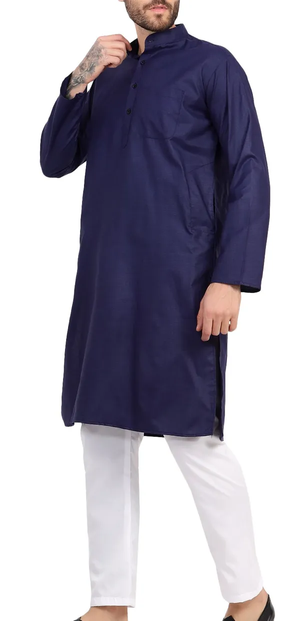 Navy_Blue_Solid_Straight_Kurta_for_Men