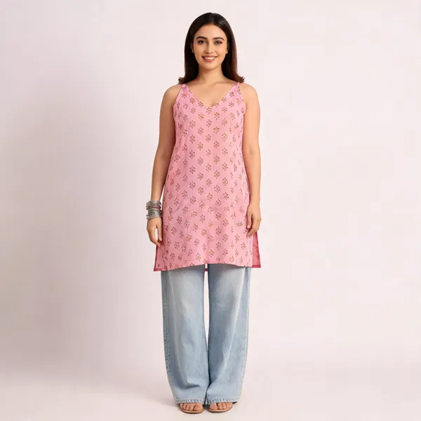 Pink_Cotton_Straight_Printed_Kurta_For_Women