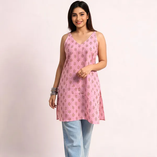 Pink_Cotton_Straight_Printed_Kurta_For_Women