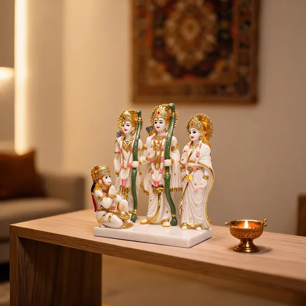 Ram_Darbar_Multicolour_Marble_Idol_For_Home_Temple