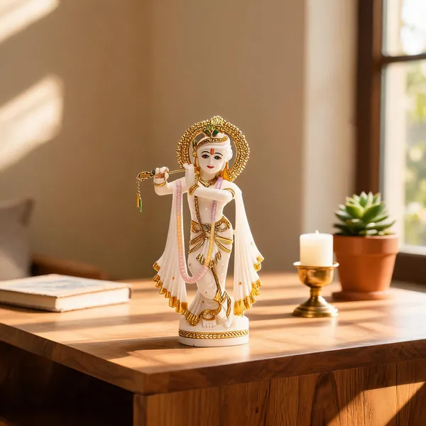 Standing_Krishna_Multicolour_Marble_Idol