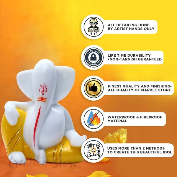 Tilak_Ganesh_Idol_For_Car_Dashboard_Small_Marble_Idol_God_Ganesha_Statue_Murti_Ganpati_Idol_Figurine_White_Yellow_35_X_30_Centimeters