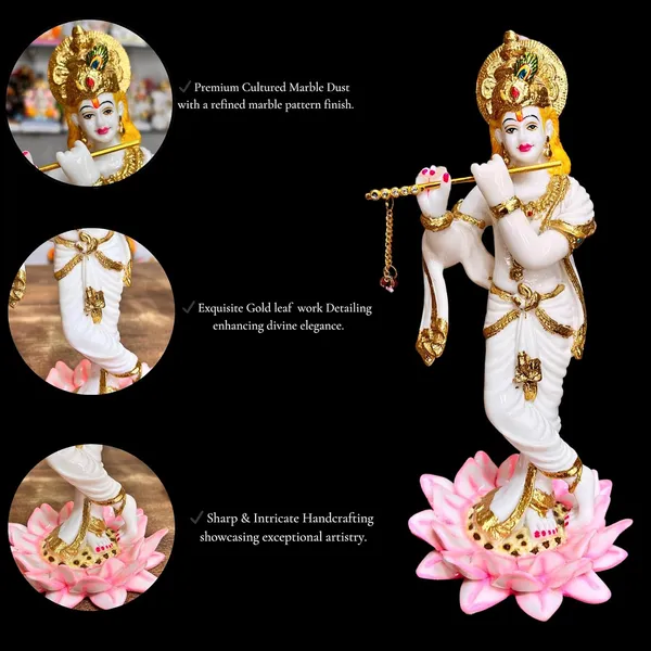 Lord_Krishna_Idol_Marble_Statue_Handmade_Gold_Work_By_Skilled_Artist_For_Home_Decor_Pooja_Ghar_Gift_Multicolor_Big_12_Inch_Marble