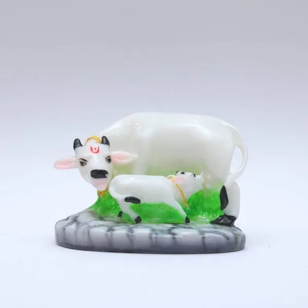 Hindu_Kamdhenu_Cow_And_Calf_Idol_Cultured_Marble_Stone_Handmade_Cow_And_Calf_Murti_For_House_Office_Shop_For_Spiritual_Vastu_Nandi_Pooja_5_Inch_Multicolor