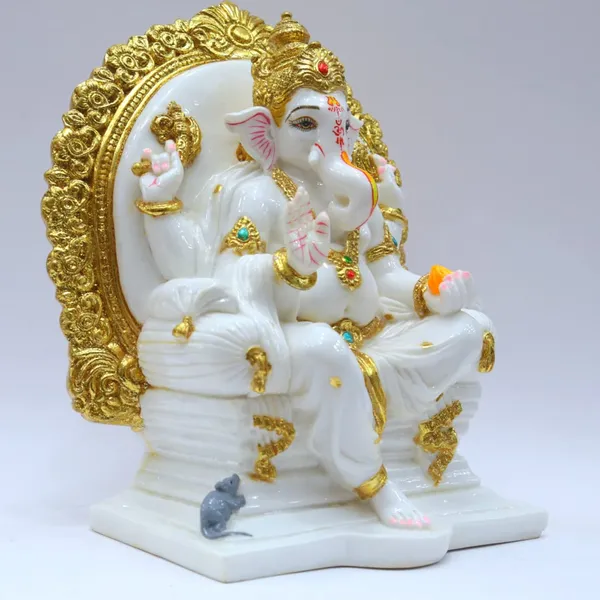 Gold_Plated_Singhasan_Ganesh_Idol_For_Home_Decor_Entrance_Decoration_Ganesha_Statue_Home_Temple_Pooja_Room_Gift_Murti_Big_Size_10_Inch_Cultured_Marble