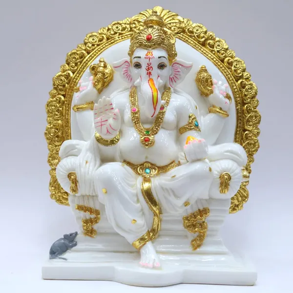Gold_Plated_Singhasan_Ganesh_Idol_For_Home_Decor_Entrance_Decoration_Ganesha_Statue_Home_Temple_Pooja_Room_Gift_Murti_Big_Size_10_Inch_Cultured_Marble